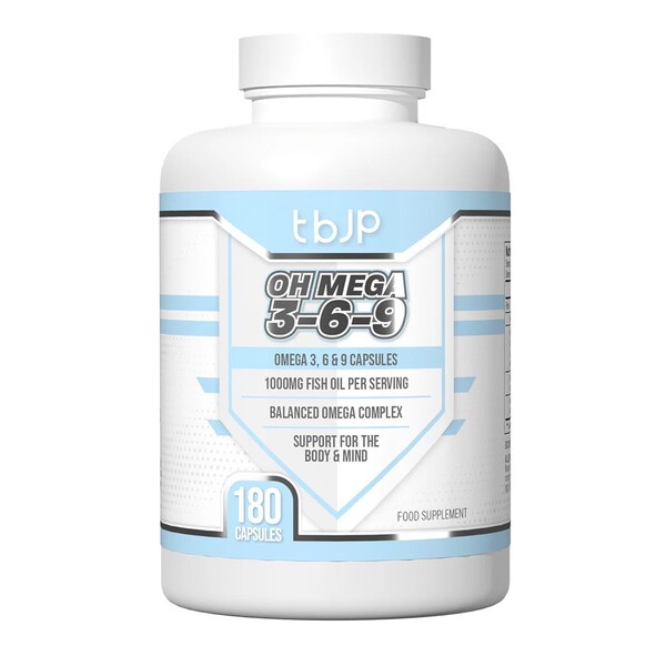 Trained by JP - Omega 3-6-9, 180 kapslar | HälsokostLinfröoljaOmega & Näringsoljor | Apoteka