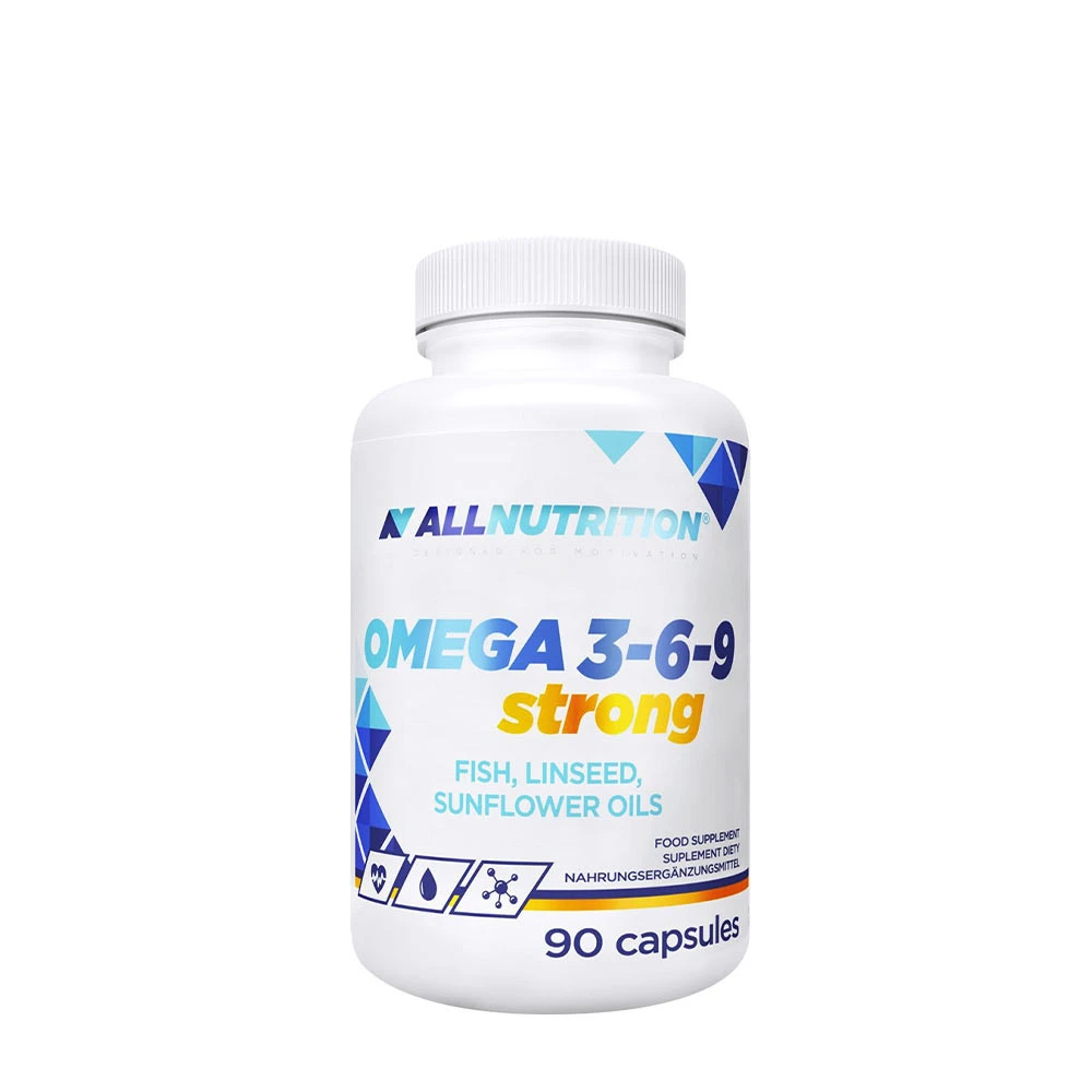 Allnutrition - Omega 3-6-9 Strong, 90 kapslar | Omega och fiskoljaHälsokostOmega & Näringsoljor | Apoteka