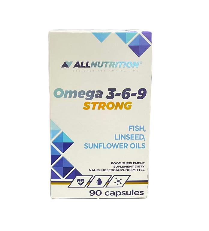 Allnutrition - Omega 3-6-9 Strong, 90 kapslar | Omegas - EFA - CLA - oljorOmega och fiskoljaHälsokostOmega & Näringsoljor | Apoteka