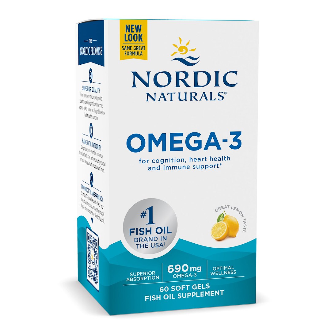 Nordic Naturals - Omega-3, 690 mg Citronsmak, 60 kapslar | Vitaminer och MineralerOmegas - EFA - CLA - oljorHälsokostOmega & Näringsoljor | Apoteka