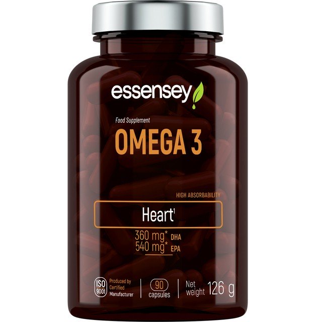 Essensey - Omega 3, 90 kapslar | Hälsa och välbefinnandeOmega och fiskoljaHälsokostOmega & Näringsoljor | Apoteka