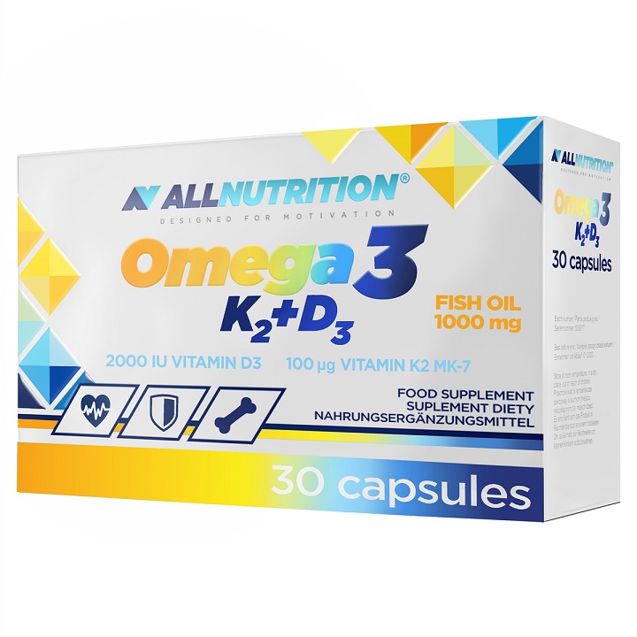 Allnutrition - Omega 3, K2+D3, 30 kapslar | Vitaminer och MineralerD-vitaminK-vitaminHälsokostOmega & Näringsoljor | Apoteka