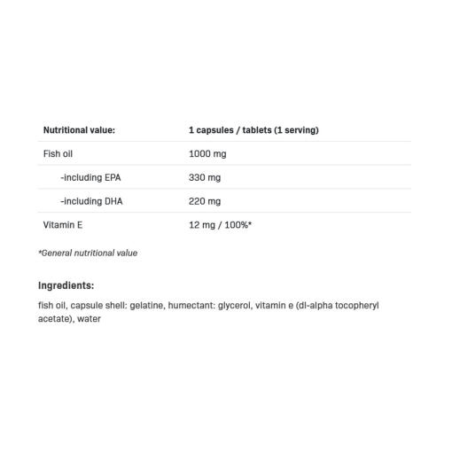 Allnutrition - Omega 3 Strong, 90 kapslar - Bild 2
