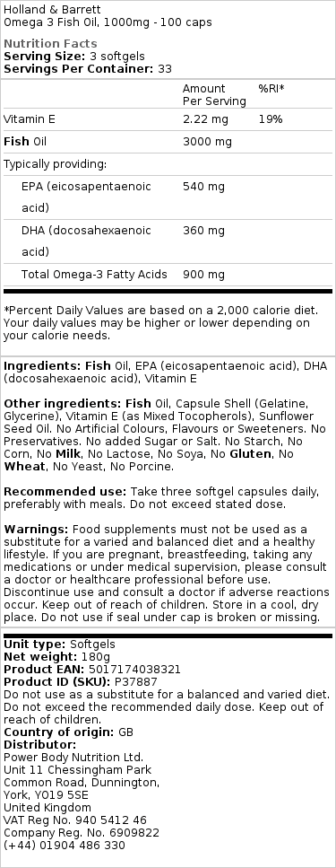 1200mg - 100 softgels
