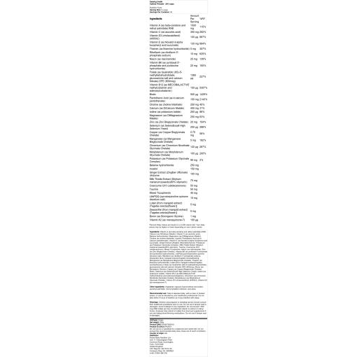 Seeking Health - Optimal Prenatal, 240 vegetabiliska kapslar - Bild 2