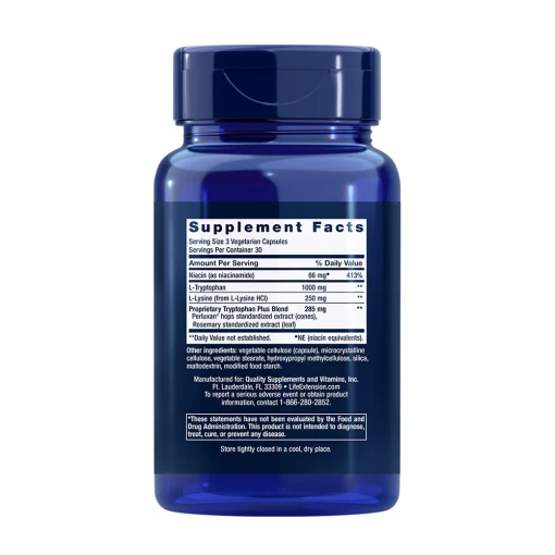 Life Extension - Optimerad Tryptofan Plus, 90 kapslar - Bild 2