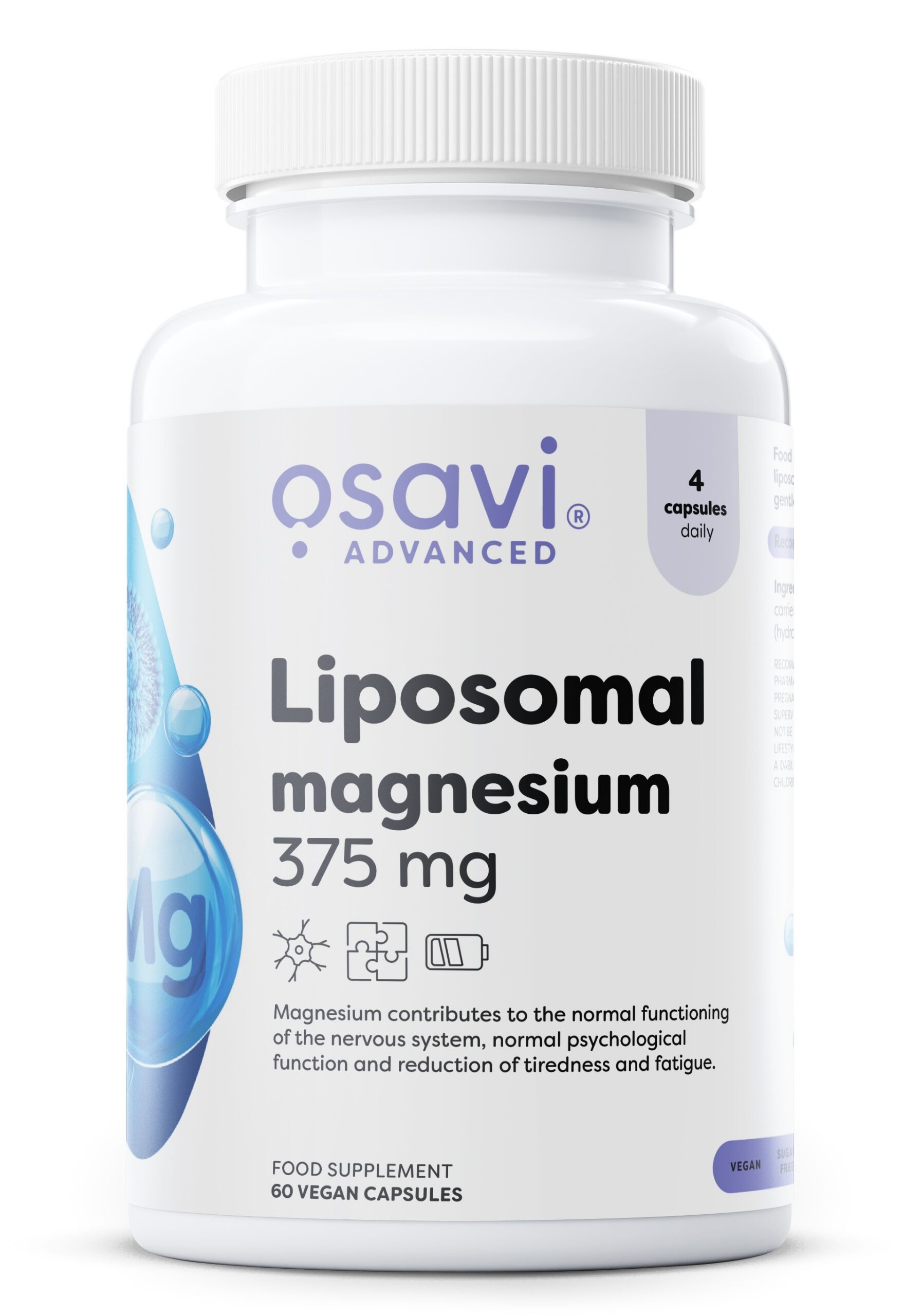 Osavi - Liposomalt Magnesium, 375 mg, 60 vegankapslar | Nya produkterVeganska produkterMagnesium | Apoteka