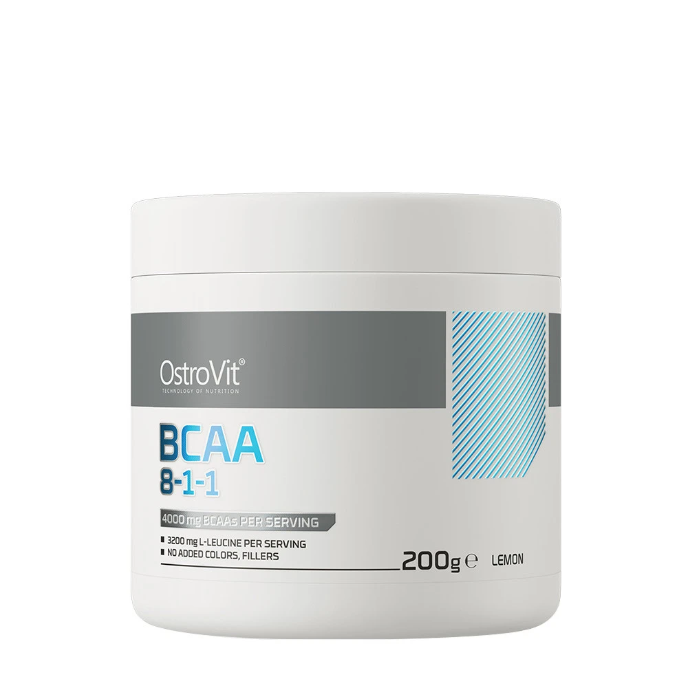 OstroVit - BCAA 8-1-1, 200 g, Citron | Aminosyror och BCAAHälsokostBCAA och EAA | Apoteka