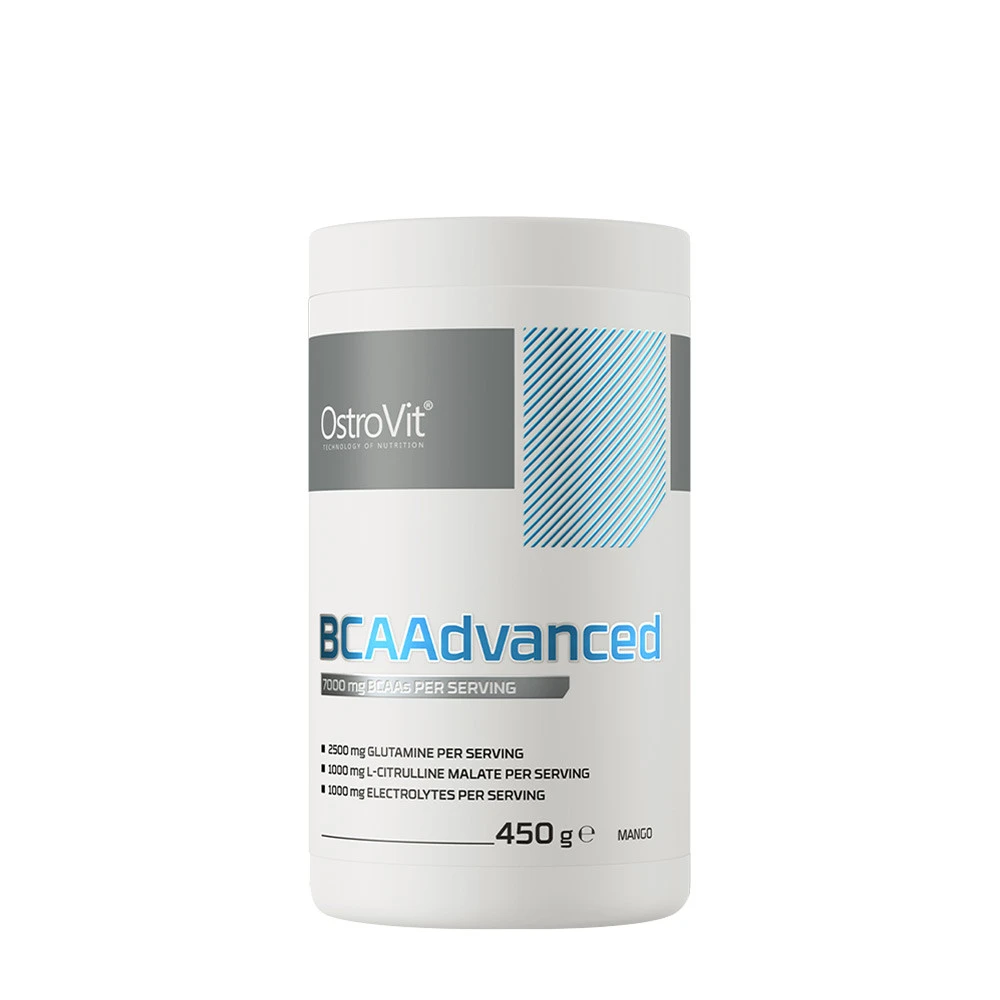 OstroVit - BCAA Advanced, 450 g, Mango | Aminosyror och BCAAHälsokostBCAA och EAA | Apoteka