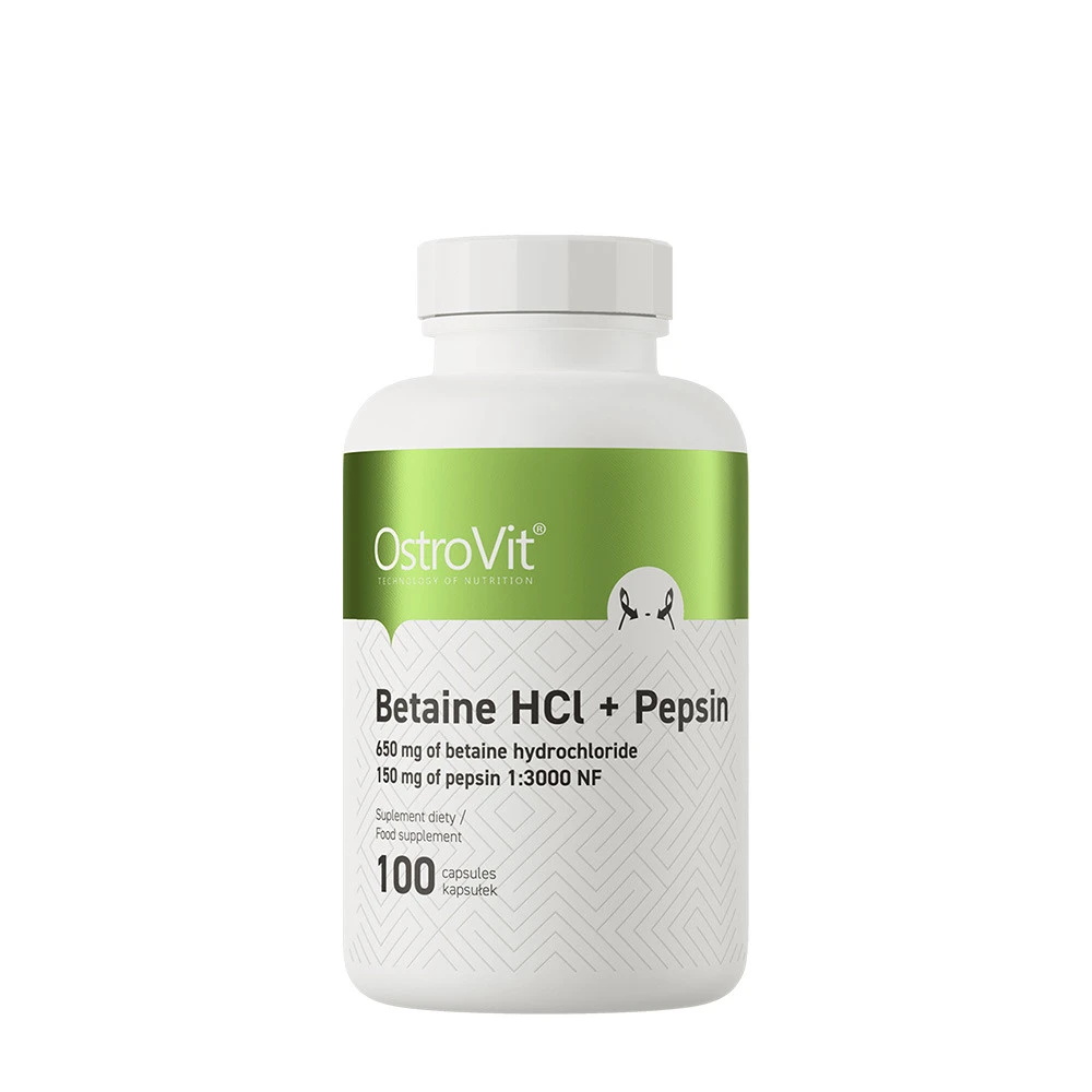 OstroVit - Betain HCL + Pepsin, 100 kapslar | Vitaminer och MineralerMatsmältningshälsa | Apoteka