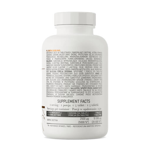 Ostrovit - Biotin 10.000 MAX, 60 tabletter - Bild 6