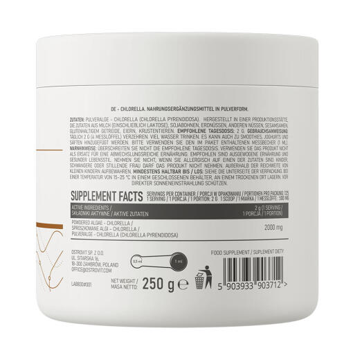 OstroVit - Chlorella VEGE, 250 g - Bild 2