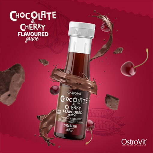 OstroVit - Choklad- och Körsbärssås, 350 g - Bild 3