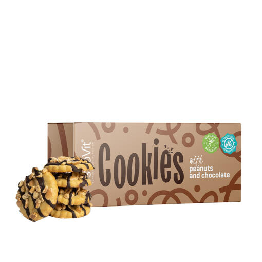 Ostrovit Cookies with peanuts and chocolate (125 g)