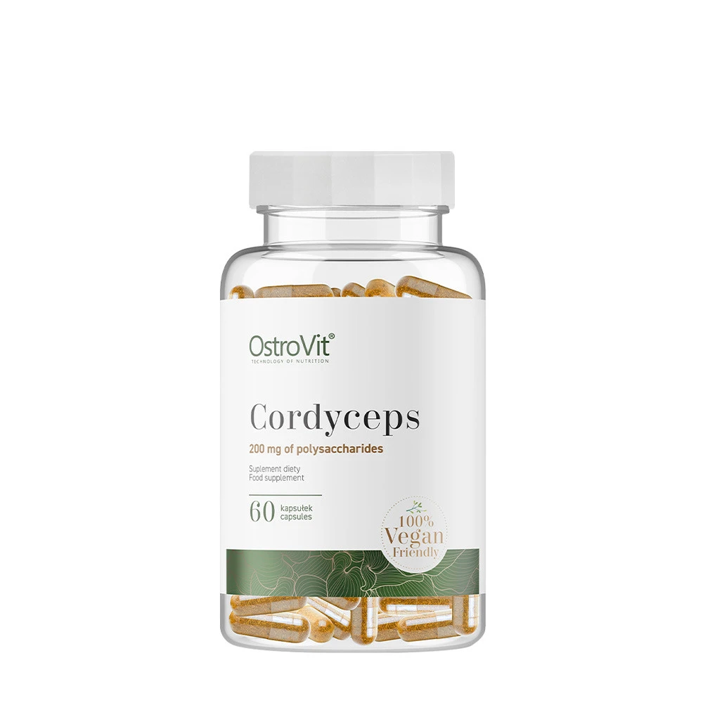 OstroVit - Cordyceps Vege, 60 kapslar | Vitaminer och MineralerHälsa och välbefinnandeHälsokostSvamptillskottÖrter och växtbaserade preparat | Apoteka