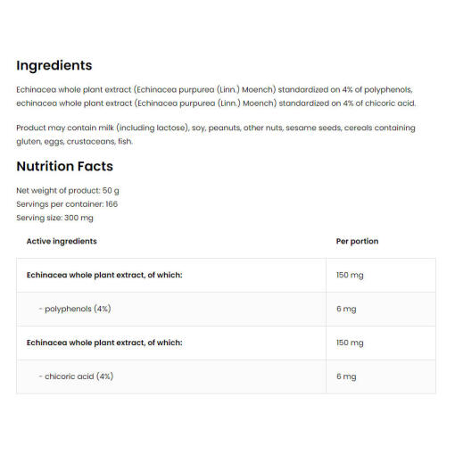 OstroVit - Echinaceaextrakt Naturlig, 50 g - Bild 2