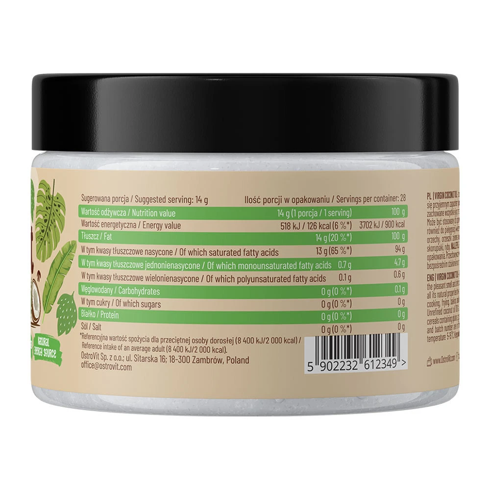 Ostrovit - Extra Virgin Kokosolja, 400 g - Bild 2