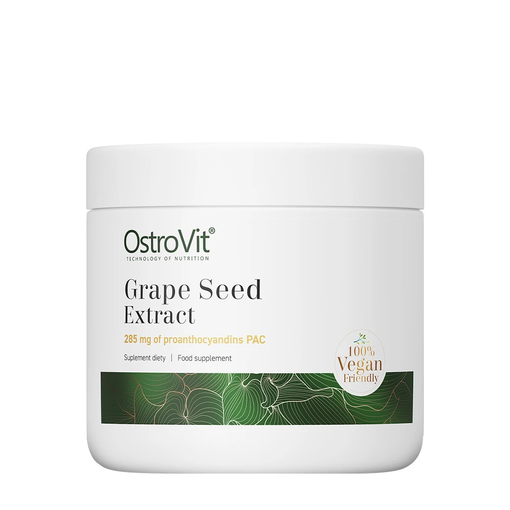 OstroVit - Druvkärneextrakt Vege Pulver, 50 g | Hälsa och välbefinnandeHälsokostÖrter och växtbaserade preparat | Apoteka