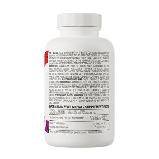 OstroVit - MG + B6, 90 tabletter - Bild 2