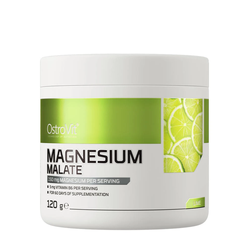 OstroVit - Magnesiummalat, 120 g, Lime | HälsokostMagnesium | Apoteka