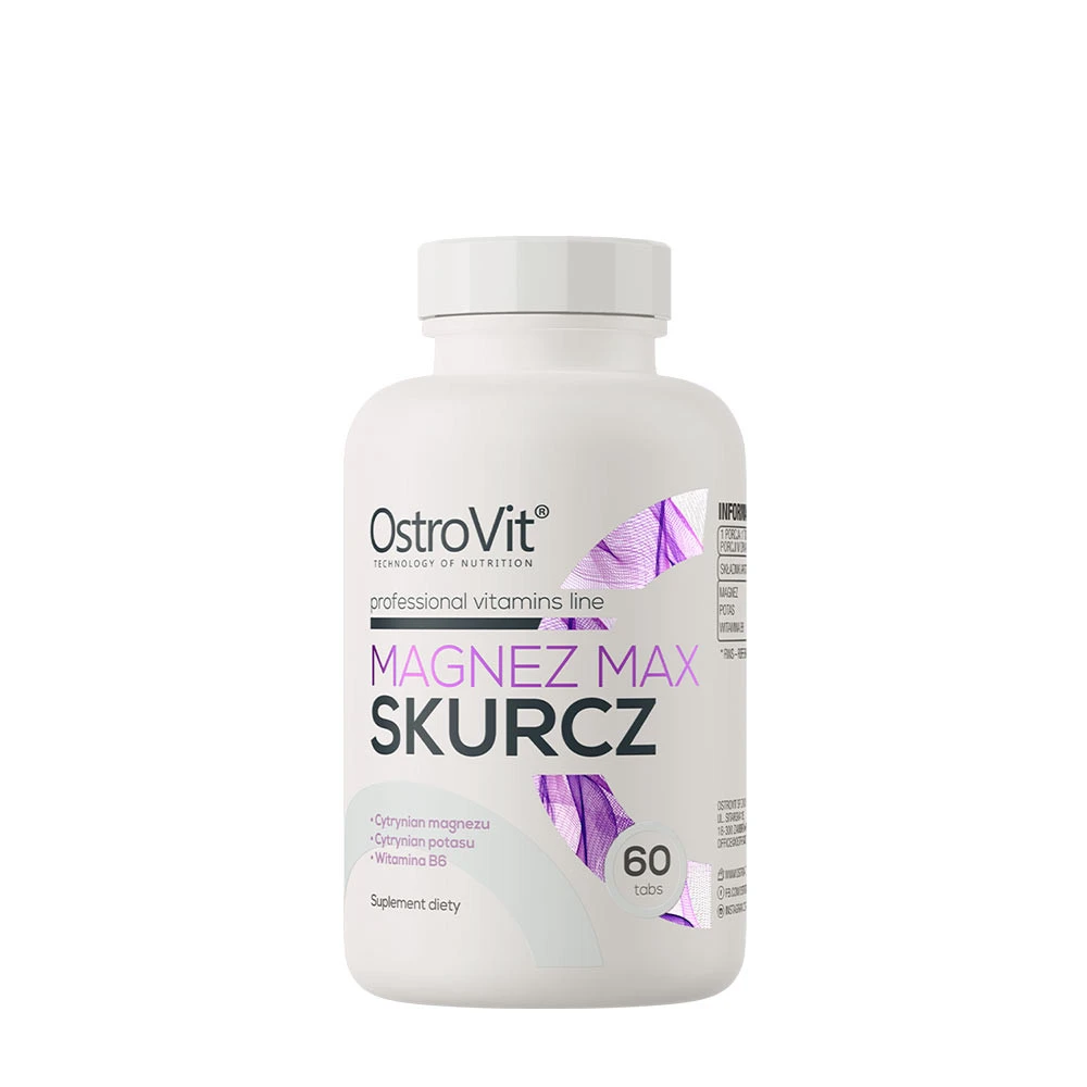 OstroVit - Magnez MAX Skurcz, 60 tabletter | Vitaminer och MineralerHälsokostMagnesium | Apoteka