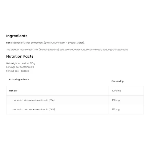 OstroVit - Omega 3, 90 kapslar - Bild 2