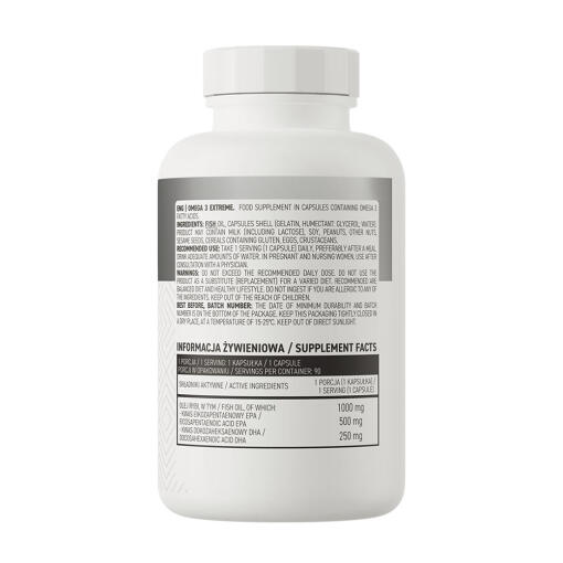 OstroVit - Omega 3 Extreme, 90 kapslar - Bild 2