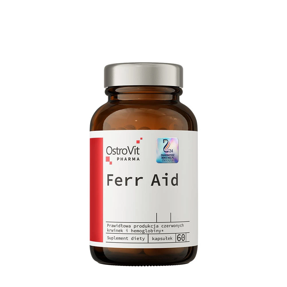 OstroVit - Pharma Ferr Aid, 60 kapslar | Vitaminer och MineralerHälsokostJärn | Apoteka