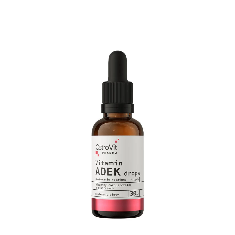 OstroVit - Pharma Vitamin ADEK Droppar, 30 ml | Vitaminer och MineralerK-vitaminHälsokostVitamin BVitamin CVitamin E | Apoteka