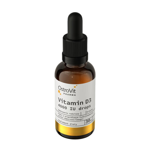 OstroVit - Pharma Vitamin D3 4000 IE droppar, 30 ml - Bild 8