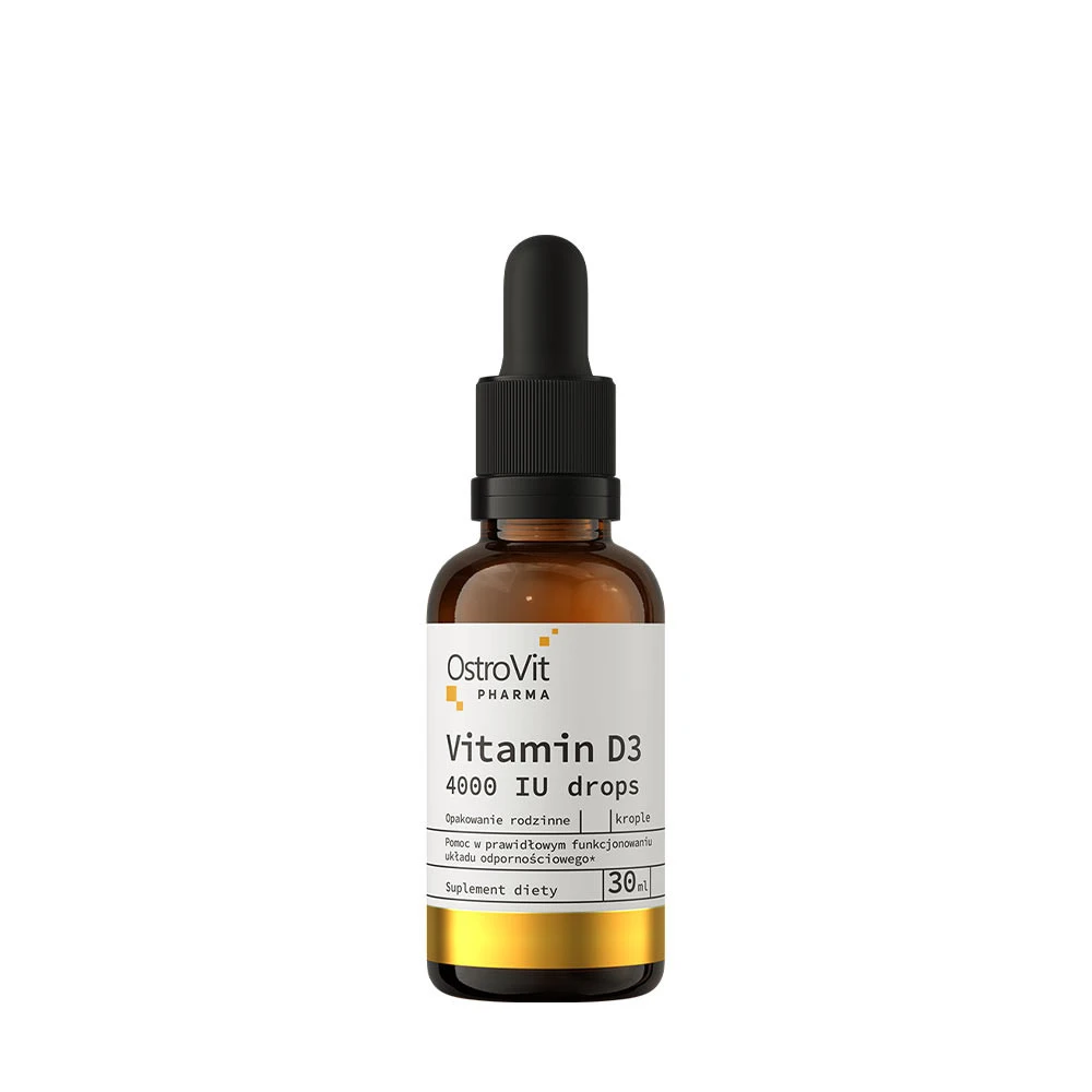 OstroVit - Pharma Vitamin D3 4000 IE droppar, 30 ml | D-vitaminHälsokost | Apoteka