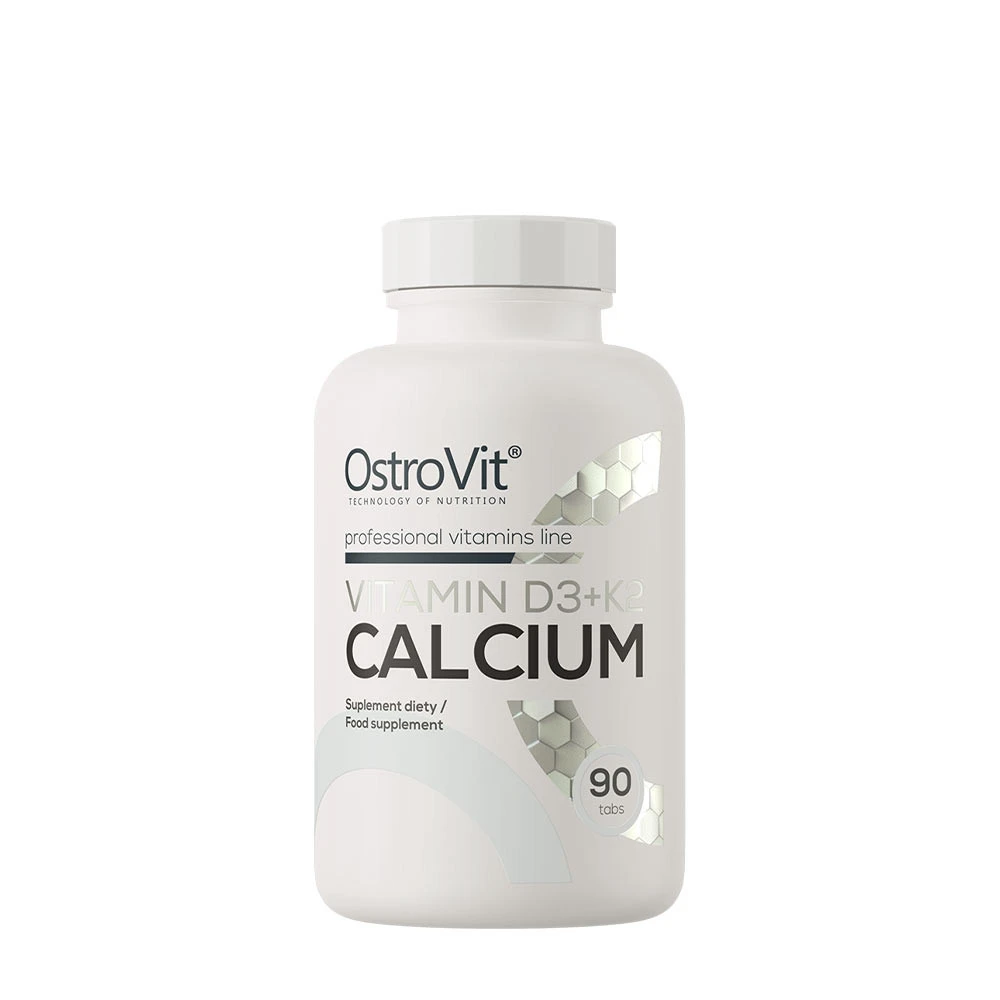 OstroVit - Vitamin D3 + K2 + Kalcium, 90 tabletter | Vitaminer och MineralerD-vitaminK-vitaminHälsokostKalcium | Apoteka
