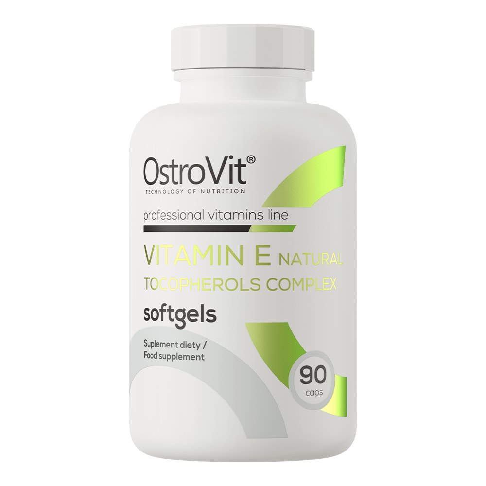 OstroVit - Naturligt E-vitaminkomplex med tokoferoler, 90 kapslar | Vitaminer och MineralerÖgonhälsaHälsokostVitamin E | Apoteka