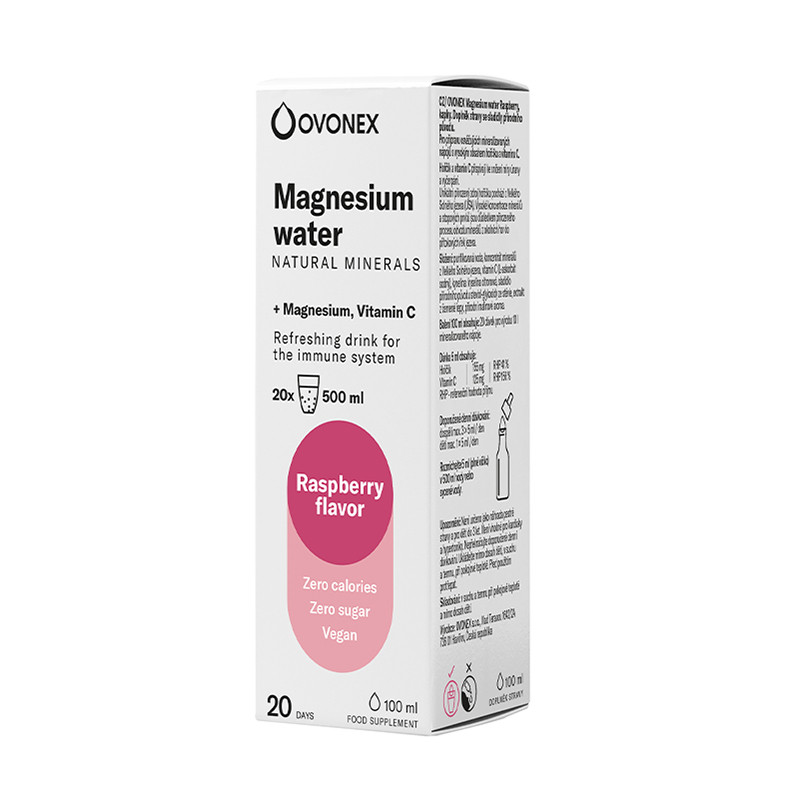 Ovonex - Magnesiumtillskott för vatten, hallon, storlek | Nya produkterKollagenMagnesium | Apoteka