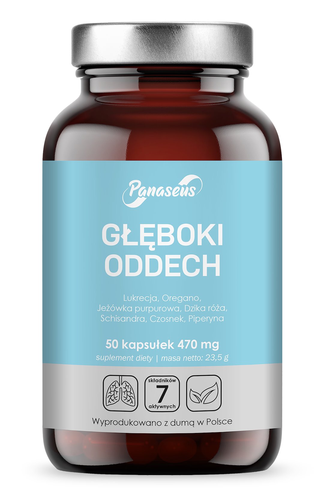 Panaseus - Deep Breath, 50 kapslar | Vitaminer och MineralerHälsa och välbefinnandeÖrttillskottÖrter och växtbaserade preparat | Apoteka