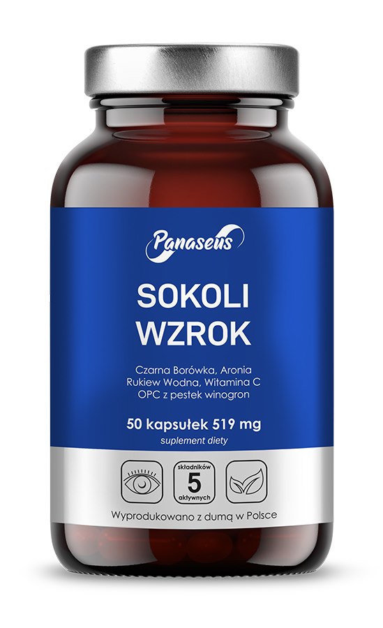 Panaseus - Falcon Eyesight, 50 kapslar | Vitaminer och MineralerÖgonhälsaKollagen | Apoteka
