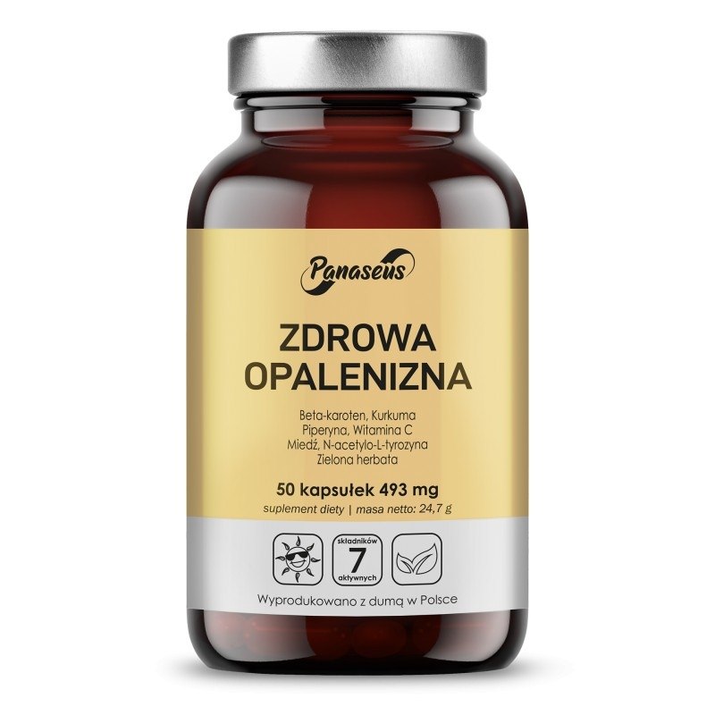 Panaseus - Hälsosam Solbränna, 50 kapslar | Vitaminer och MineralerHälsa och välbefinnandeL-tyrosinN-acetyl | Apoteka