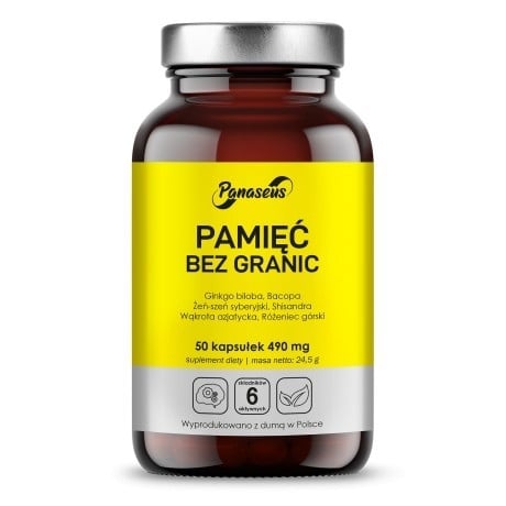 Panaseus - Minne utan gränser, 50 kapslar | Vitaminer och MineralerMental fokus och minneGinseng | Apoteka