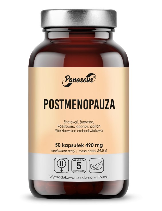 Panaseus - Postmenopaus, 50 kapslar | Vitaminer och MineralerKosttillskott för kvinnor | Apoteka