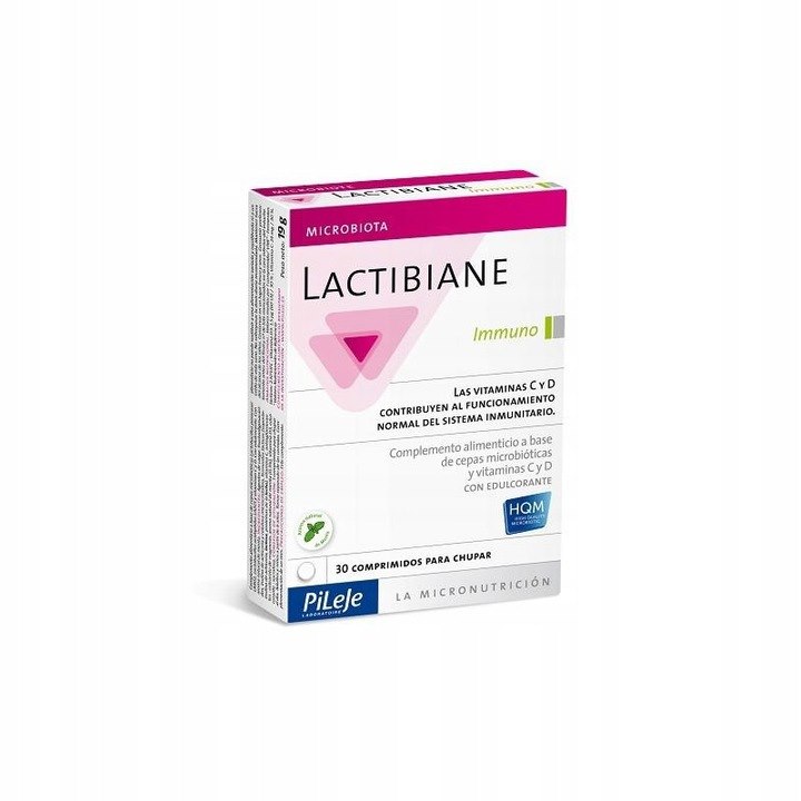 PiLeJe - Lactibiane Immuno, 30 tabletter | Vitaminer och MineralerHälsa och välbefinnandeImmunförsvaretProbiotikaAcidophilus – Mjölksyrabakterier för Mage & Tarmflora | Apoteka