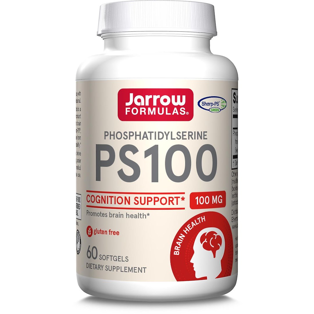 Jarrow Formulas - PS 100, 60 mjukkapslar | Vitaminer och MineralerHälsa och välbefinnandeMental fokus och minneHälsokostFosfatidylserin | Apoteka