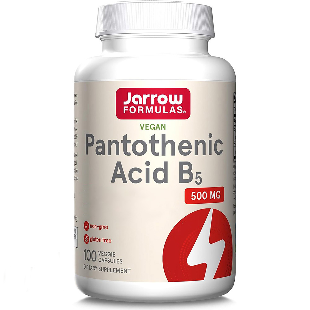 Jarrow Formulas - Pantotensyra B5, 500 mg, 100 kapslar - Bild 3