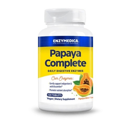 Enzymedica - Papaya Complete, Papayamynta - 120 tabletter | Veganska produkterHälsa och välbefinnandeHälsokostEnzymer | Apoteka