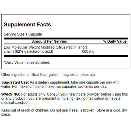 Swanson - PectiPure, 600 mg - 60 kapslar - Bild 3