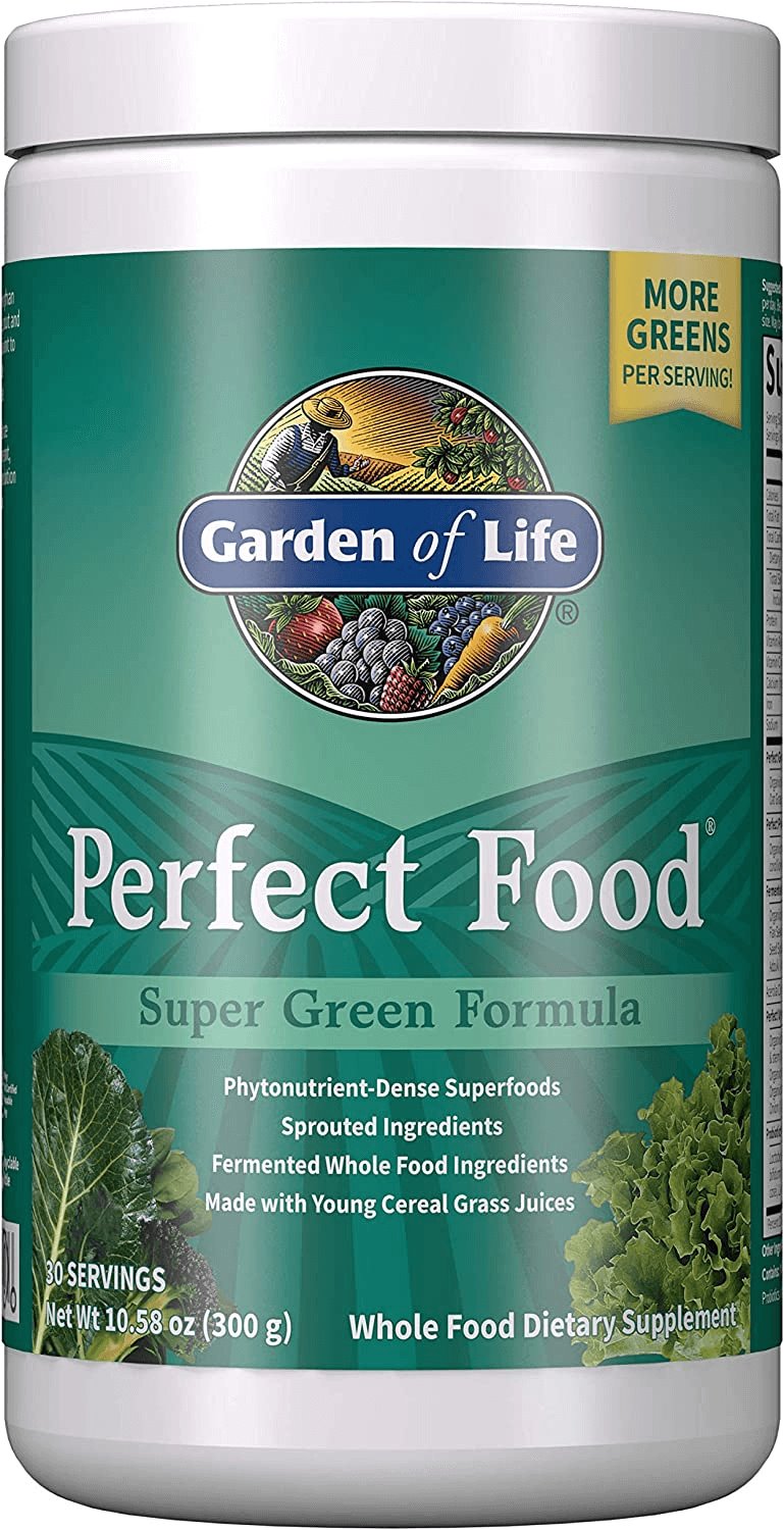 Garden of Life - Perfect Food Super Green Formula, Pulver - 300g | Vitaminer och MineralerHälsa och välbefinnandeHälsokostSpirulinaNordisk vitalitetÖrter och växtbaserade preparat | Apoteka