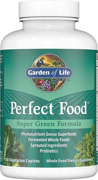 Garden of Life - Perfekt Föda Supergrön Formel, 150 vegetariska kapslar | Hälsa och välbefinnandeHälsokostMatsmältningshälsaSpirulinaSundhedsfødevarerNordisk vitalitet | Apoteka