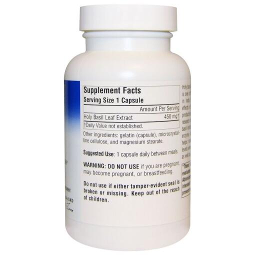 Planetary Herbals - Holy Basil Extrakt, 450 mg, 120 kapslar - Bild 3