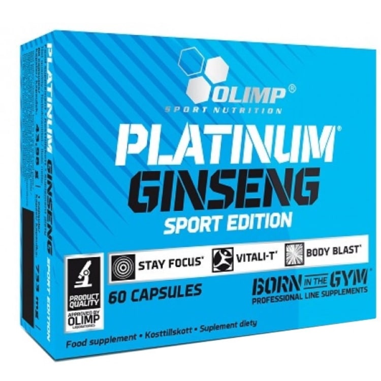 Platinum - Ginseng Sport Edition, 60 kapslar | Hälsa och välbefinnandeMental fokus och minneHälsokostGinseng | Apoteka