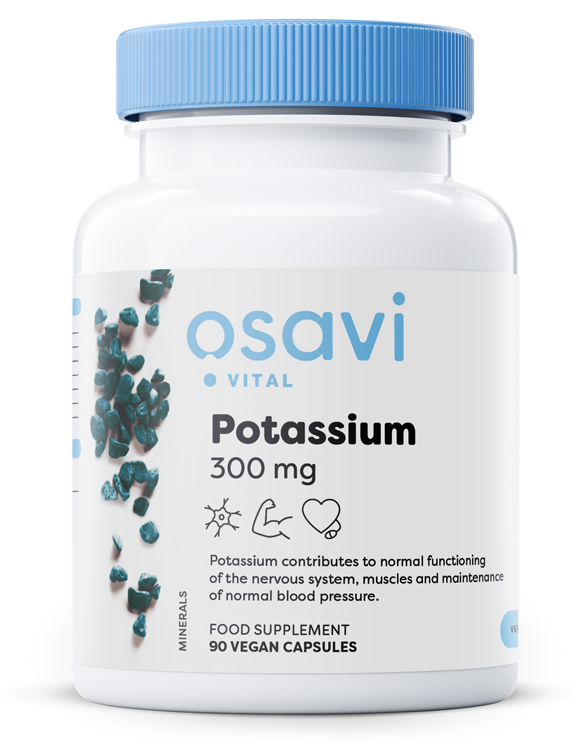 Osavi - Kalium, 300 mg - 90 vegankapslar | Vitaminer och MineralerVeganska produkterVissa mineralerHälsa och välbefinnandeHälsokostKalium | Apoteka