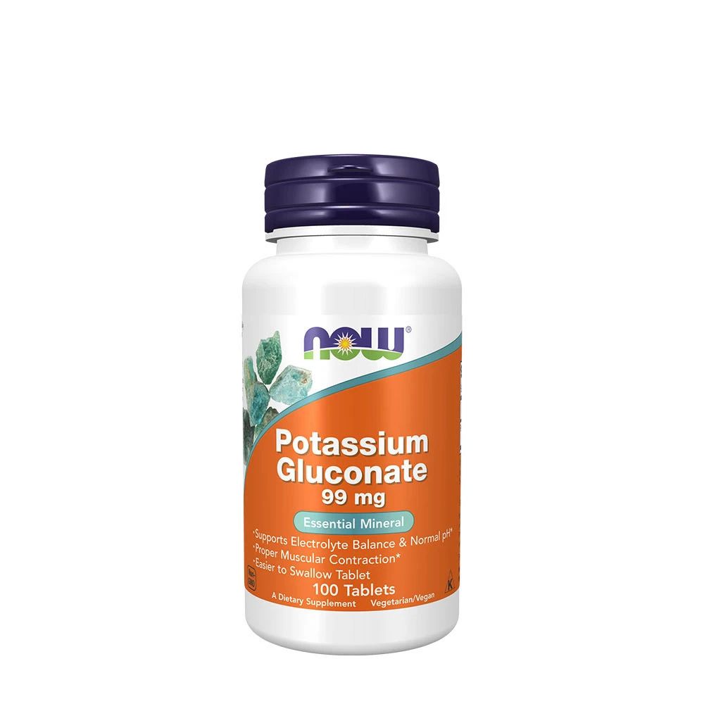 NOW - Kaliumglukonat, 99 mg | Vitaminer och MineralerVeganska produkterVissa mineralerHälsokostKaliumglukonat | Apoteka